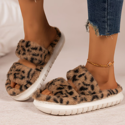 Softwalk Rainbow Furry Slippers